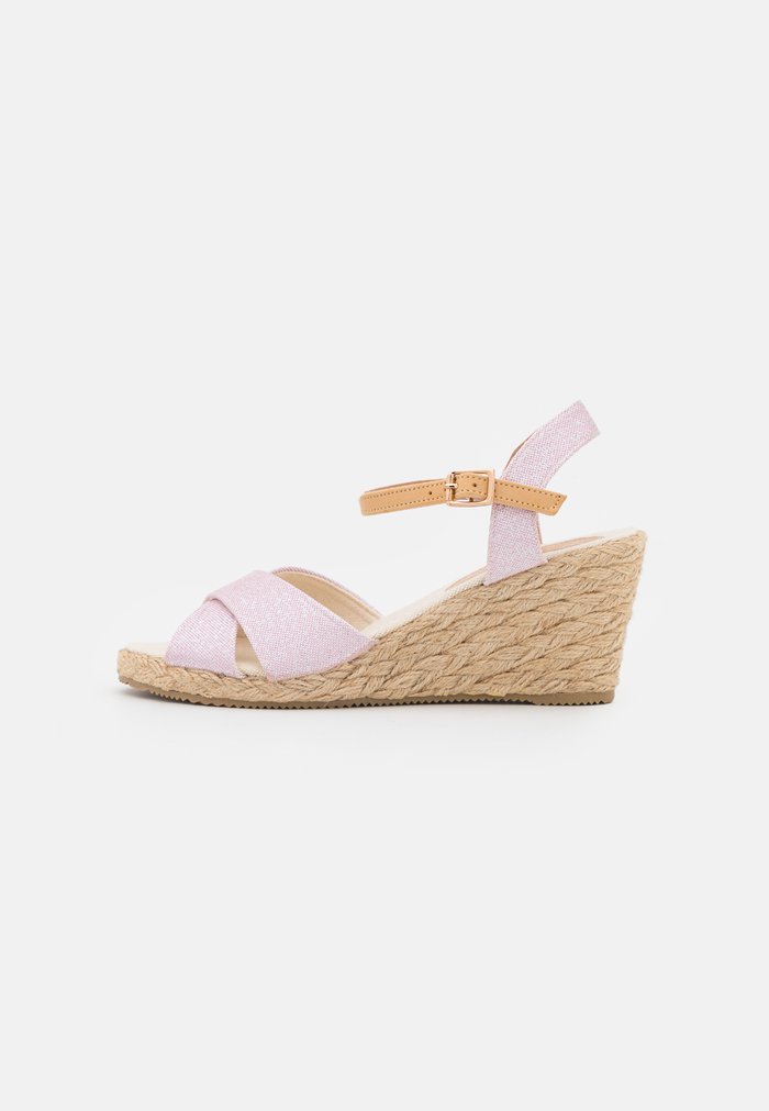 Compensées Anna Field Wedge Boucle Rose Clair Femme | NEF-3502987